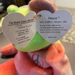 Peace Beanie Baby